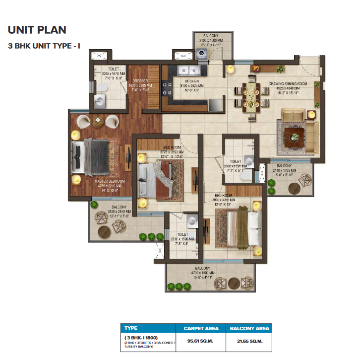 Stellar One Phase II -3Bhk-4bhk